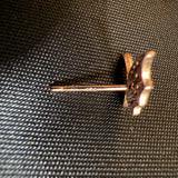 Micro Butterfly Necklace & Earring .925 Gold Plated CZ – 7 Colors – 16"+1.5" .925 Sterling Silver