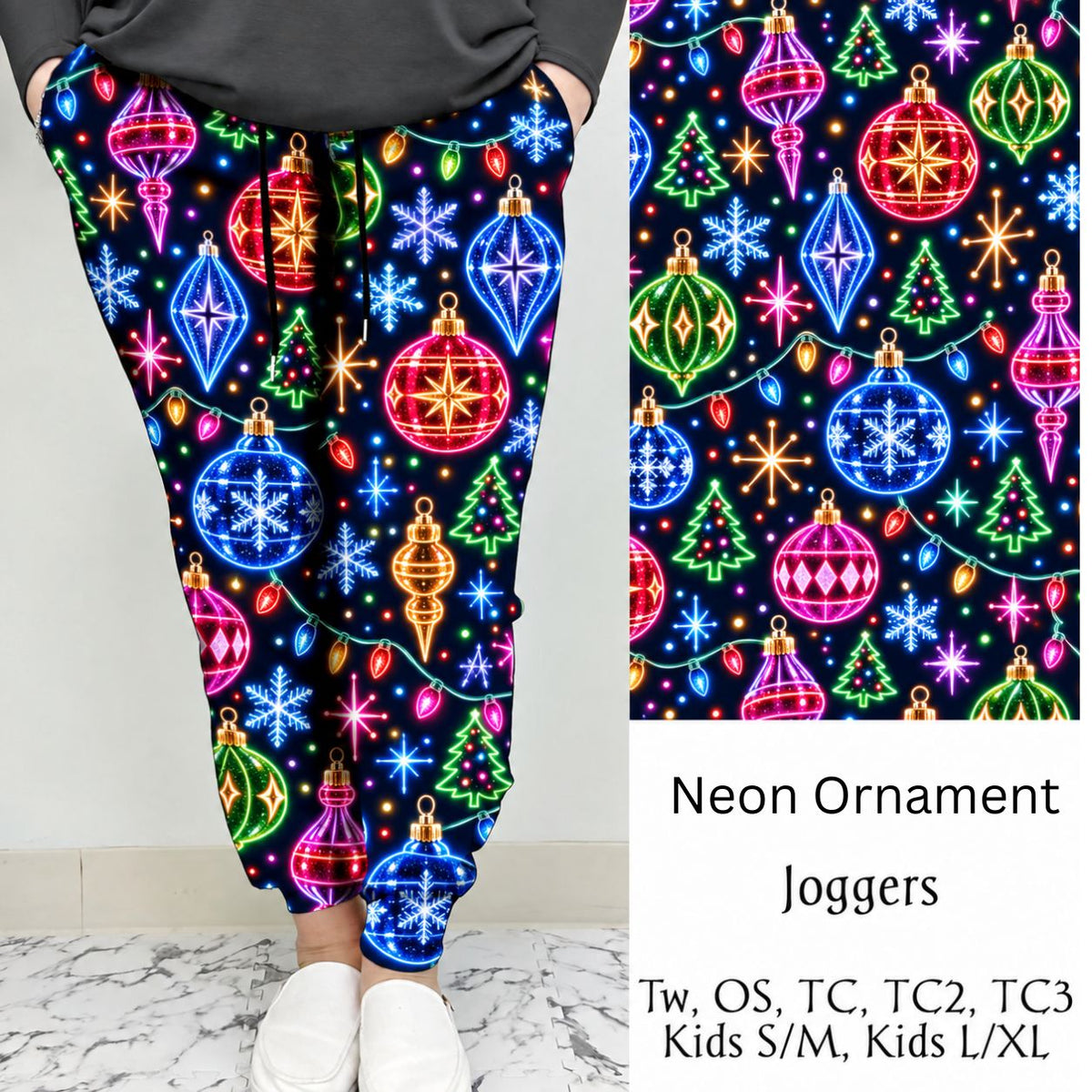Neon Ornament Leggings/Joggers | Run Ends 10/9 | ETA 42 days