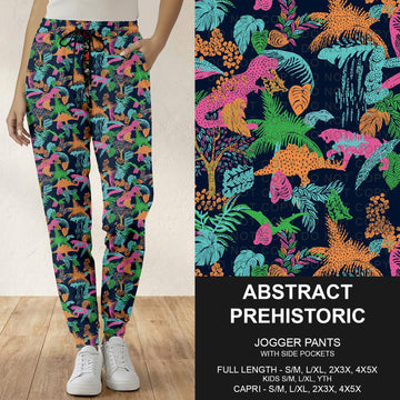 B298 - Preorder Abstract Prehistoric Joggers (Closes 7.05. ETA: early Sept.)
