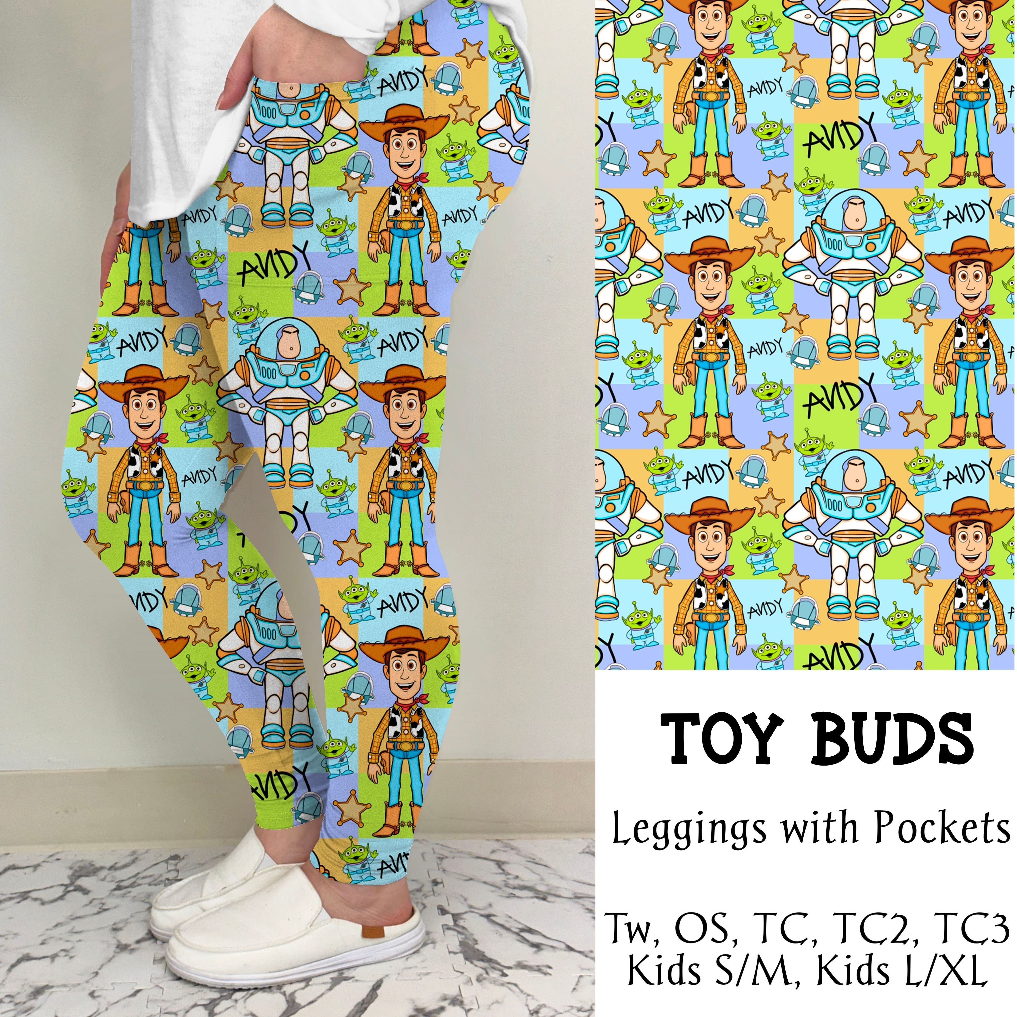 Toy Buds Leggings/Joggers | Run ends 3/8| ETA 42 Days