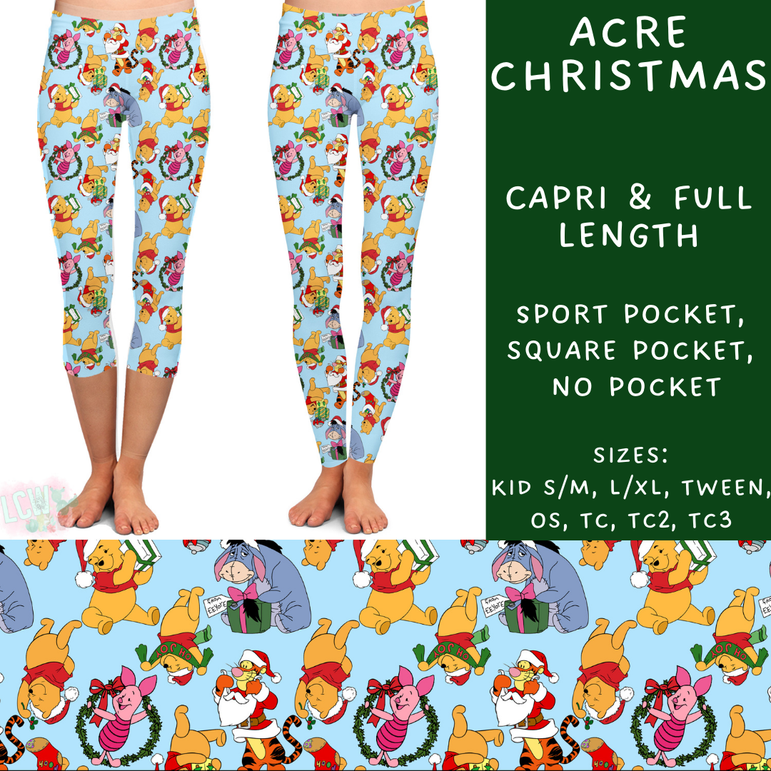 Batch #228 - Christmas Magic 2 - Closes 10/31 - ETA early/mid Dec - Acre Christmas Full and Capri Length Leggings