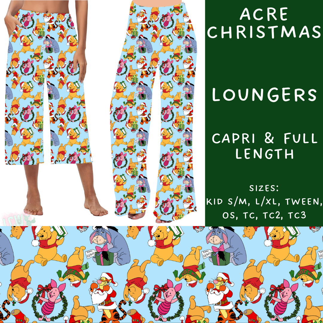 Batch #228 - Christmas Magic 2 - Closes 10/31 - ETA early/mid Dec - Acre Christmas Full Capri and Full Length Loungers