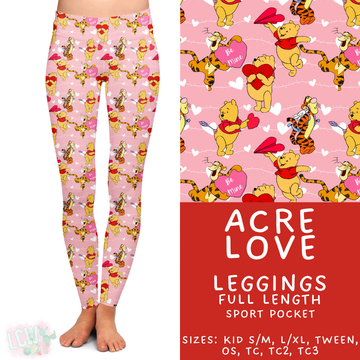 Batch #457 - Magical Character Love Collection - Closes 12/1 - ETA mid Jan - Acre Love Full Length Leggings