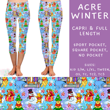 Batch #228 - Christmas Magic 2 - Closes 10/31 - ETA early/mid Dec - Acre Winter Full and Capri Length Leggings