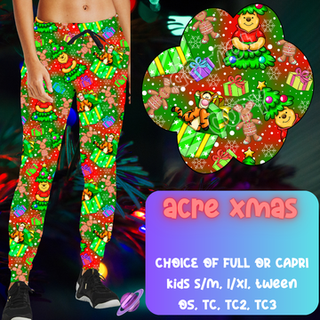 ACRE XMAS - CHRISTMAS RUN - JOGGER/CAPRI PREORDER CLOSING 9/29