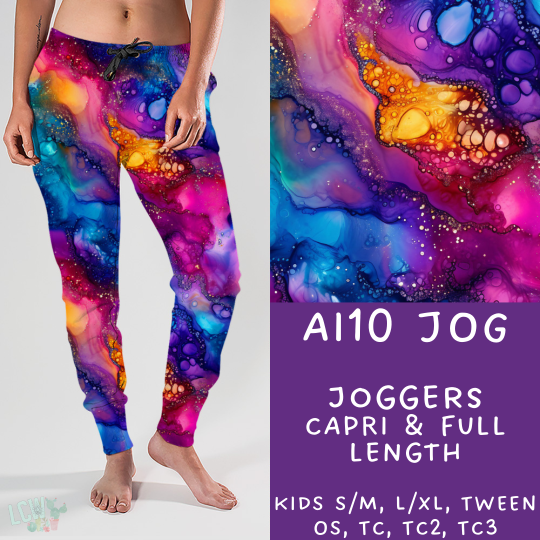 Batch #275 - Alcohol Ink - Closes 1/23 - ETA late March - AI10 Joggers