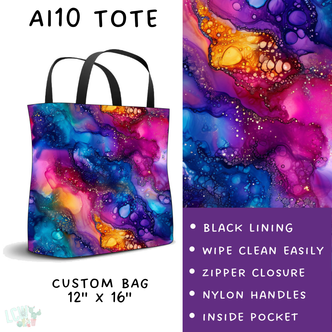 Batch #275 - Alcohol Ink - Closes 1/23 - ETA late March - AI10 Tote