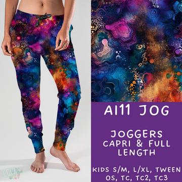 Batch #275 - Alcohol Ink - Closes 1/23 - ETA late March - AI11 Joggers