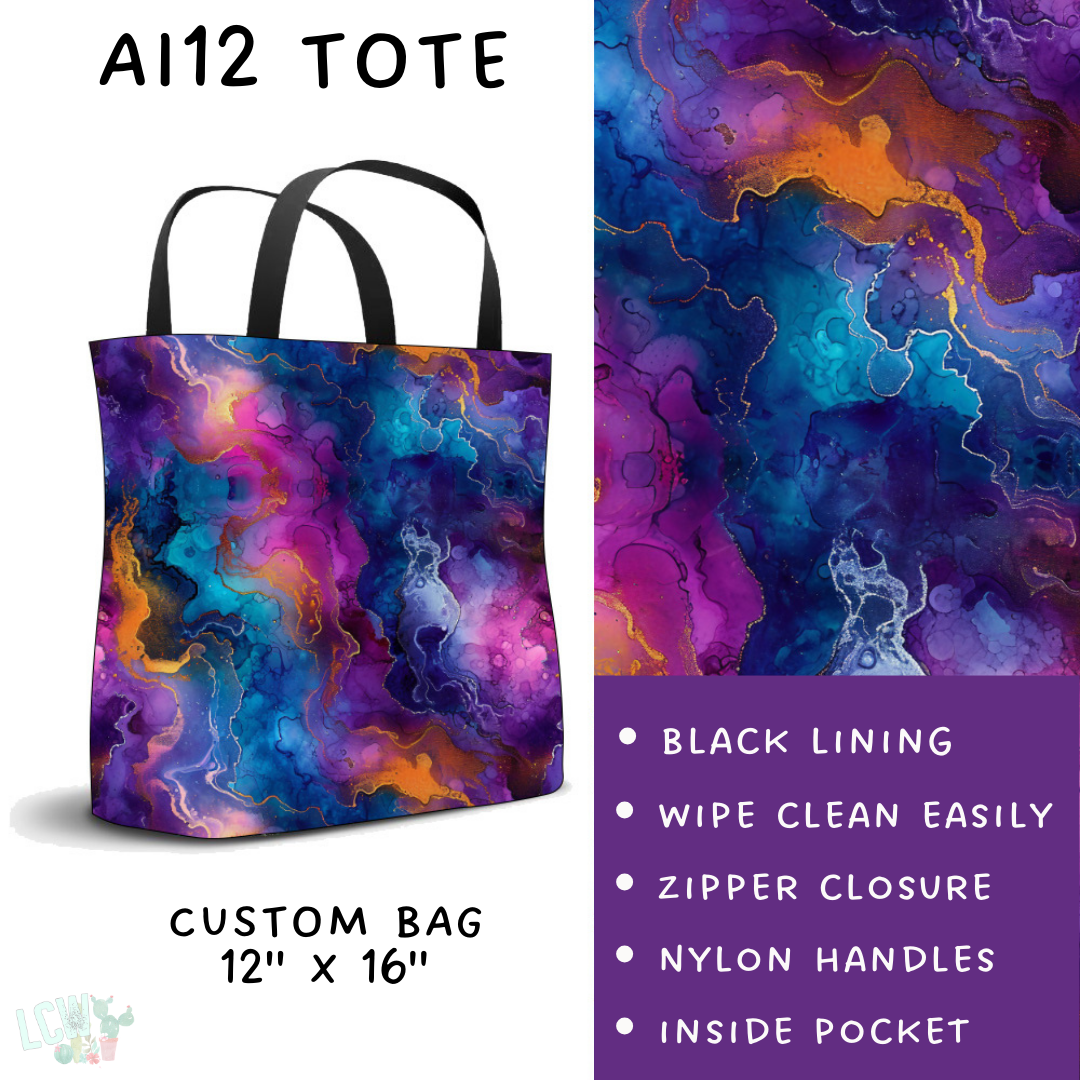 Batch #275 - Alcohol Ink - Closes 1/23 - ETA late March - AI12 Tote