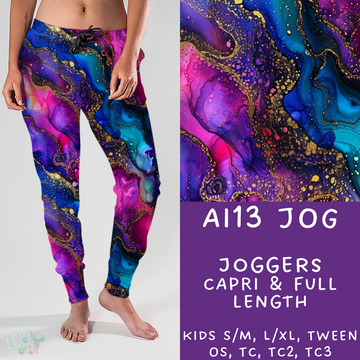 Batch #275 - Alcohol Ink - Closes 1/23 - ETA late March - AI13 Joggers