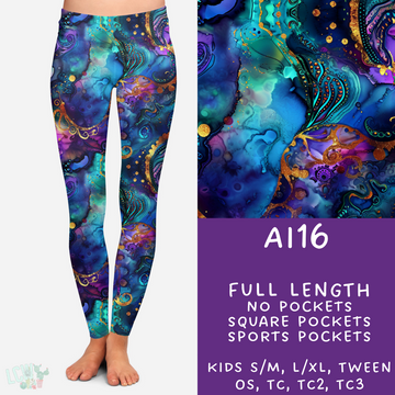 Batch #275 - Alcohol Ink - Closes 1/23 - ETA late March - AI16 Leggings