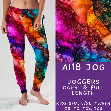 Batch #275 - Alcohol Ink - Closes 1/23 - ETA late March - AI18 Joggers