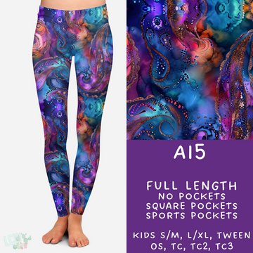 Batch #275 - Alcohol Ink - Closes 1/23 - ETA late March - AI5 Leggings