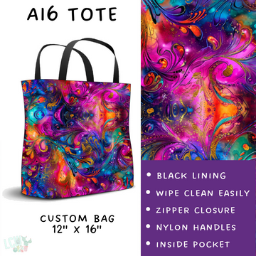 Batch #275 - Alcohol Ink - Closes 1/23 - ETA late March - AI6 Tote