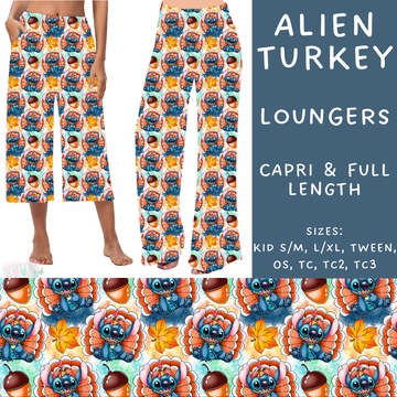 Batch #210 - Magical Fall - Closes 10/4 - ETA mid Nov - Alien Turkey Capri and Full Length Loungers