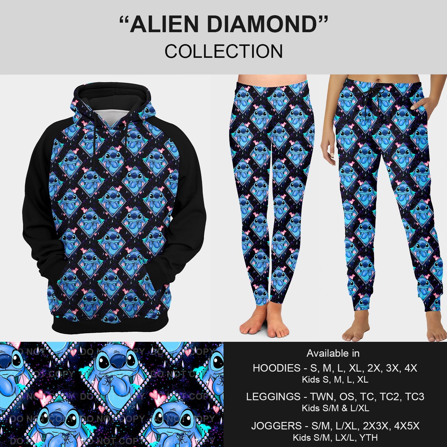 B194 Preorder - Alien Diamond Hoodie Collection (Closes 11/17. ETA: late Jan.)