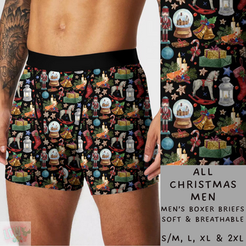 Batch #232 - Christmas Underwear - Closes 10/31 ETA early/mid Dec - All Christmas Mens Boxer Briefs