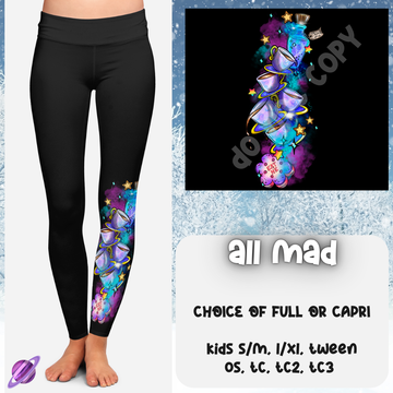 ALL MAD - ONE LEG LEGGING & HOODIE RUN - LEGGING/CAPRI PREORDER CLOSING 10/24