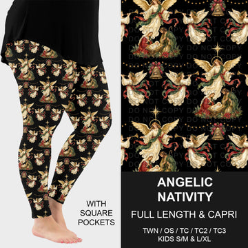 B311 - Preorder Angelic Nativity Leggings w/ Pockets (Closes 9/06. ETA: mid Nov.)
