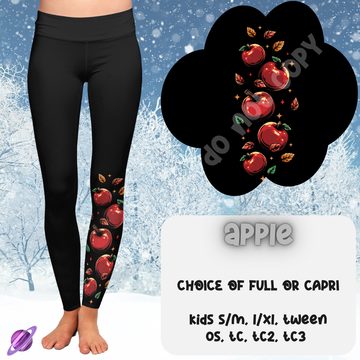 APPLE - BOOT RUN 1 - LEGGING/CAPRI PREORDER CLOSING 10/8