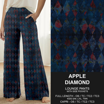 B319 - Preorder Apple Diamond Lounge Pants (Closes 11/01. ETA: early Jan.)