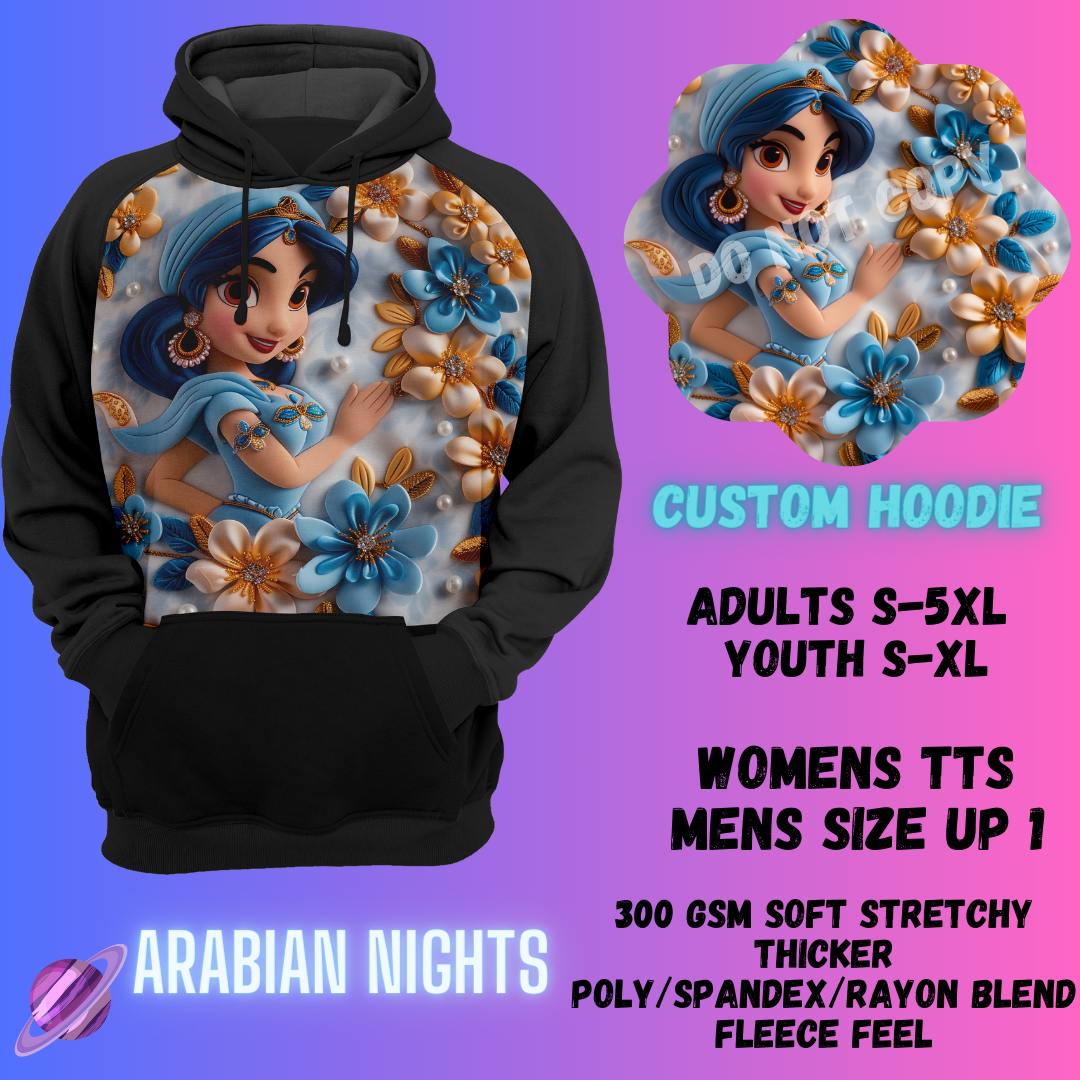 ARABIAN NIGHTS -CUSTOM HOODIES RE-RUN PREORDER CLOSING 5/11