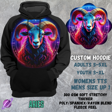 ARIES - CUSTOM HOODIE RUN PREORDER CLOSING 3/6