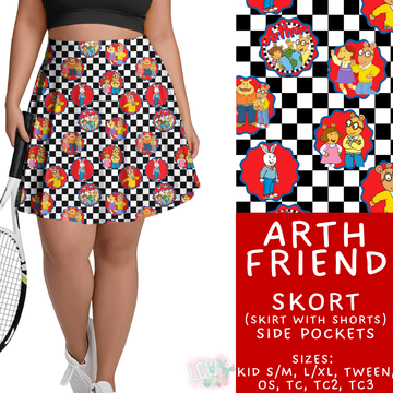 Batch #456 - Storybook Collection 4 - Closes 11/28 - ETA late Jan - Arth Friend Skort