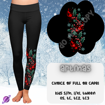 ARTMAS - BOOT RUN 1 - LEGGING/CAPRI PREORDER CLOSING 10/8