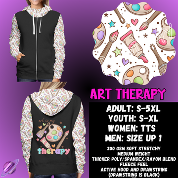 ART THERAPY - ZIP UP HOODIE OUTFIT RUN PREORDER CLOSES 1/26