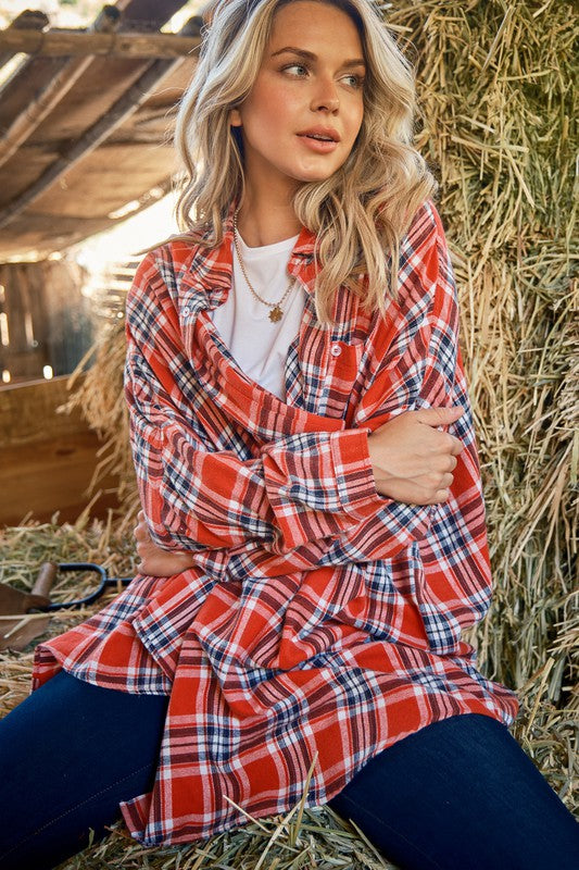 The Fireside Crush Plaid Button Down