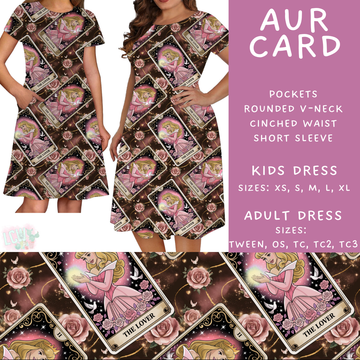 Batch #474 - Princess Tarot - Closes 1/12 - ETA early/mid March - Aur Card Adult & Kids Dresses