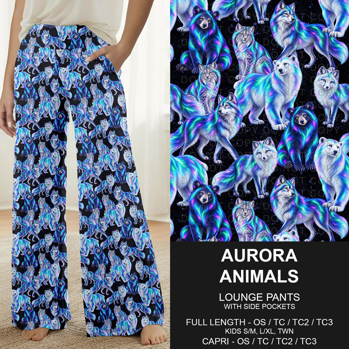 B320 - Preorder Aurora Animals Lounge Pants (Closes 11/08. ETA: mid Jan.)