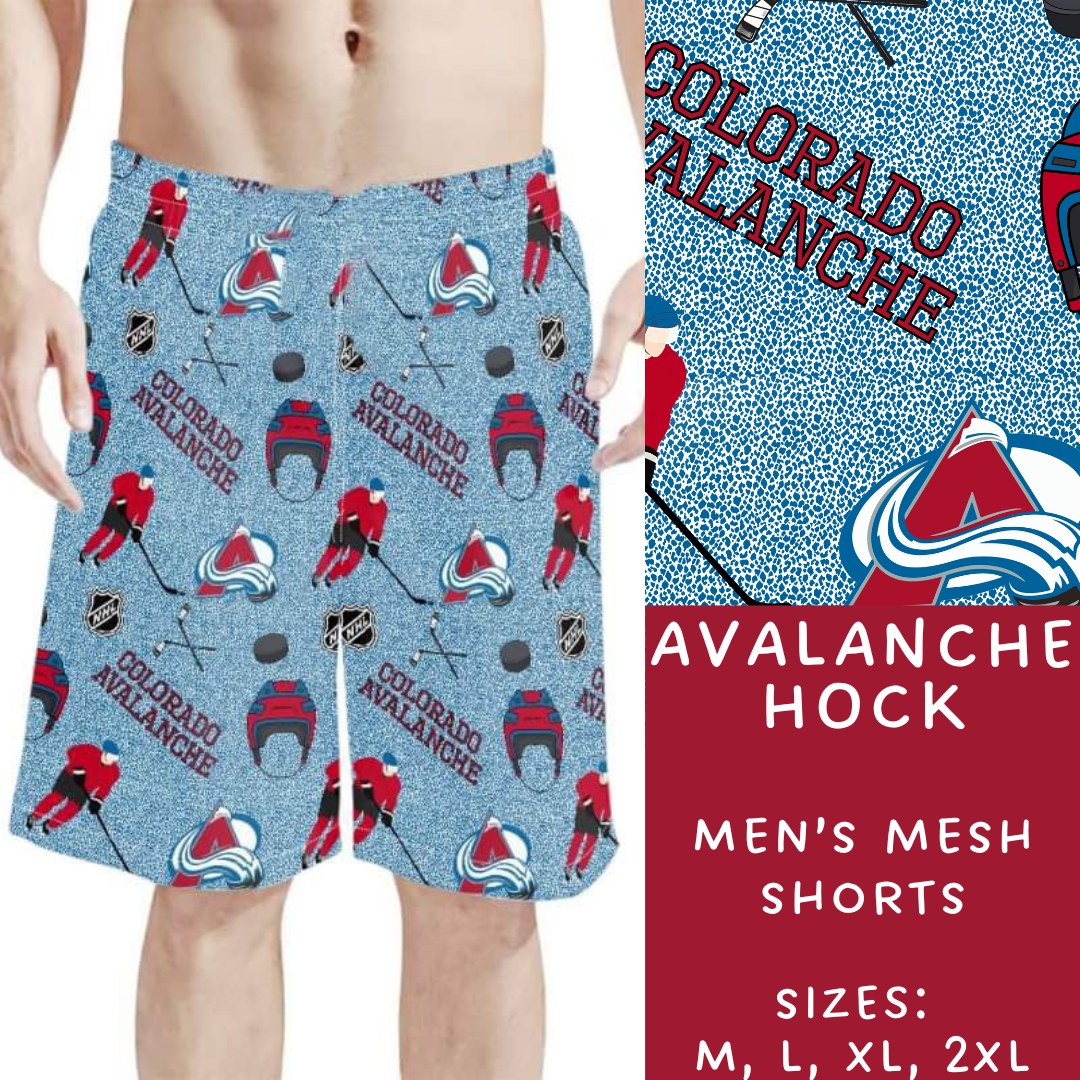 Batch #243 - Hockey - Closes 11/25 - ETA mid Jan - Avalanche Hock Men's Shorts