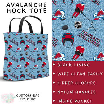 Batch #243 - Hockey - Closes 11/25 - ETA mid Jan - Avalanche Hock Tote