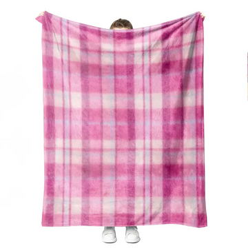 Pink Plaid Blanket