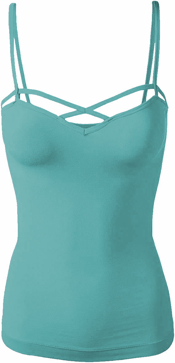 Criss Cross Strappy Seamless Cami