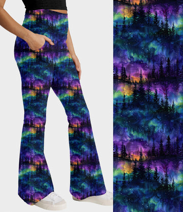 RTS - Aurora Flare Leggings w/ Pockets