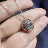 925 Sterling Silver CZ Necklaces – Star Moon, Snowflake, Heart, Infinity Bar