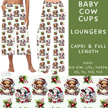 Batch #231 - Tis The Season - Closes 10/31 - ETA early/mid Dec - Baby Cow Cups Capri and Full Length Loungers