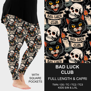 B295 - Preorder Bad Luck Club Leggings w/ Pockets (Closes 6/14. ETA: late Aug.)
