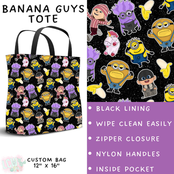 Batch #247 - Cool Characters 6 - Closes 12/2 - ETA late Jan - Banana Guys Tote