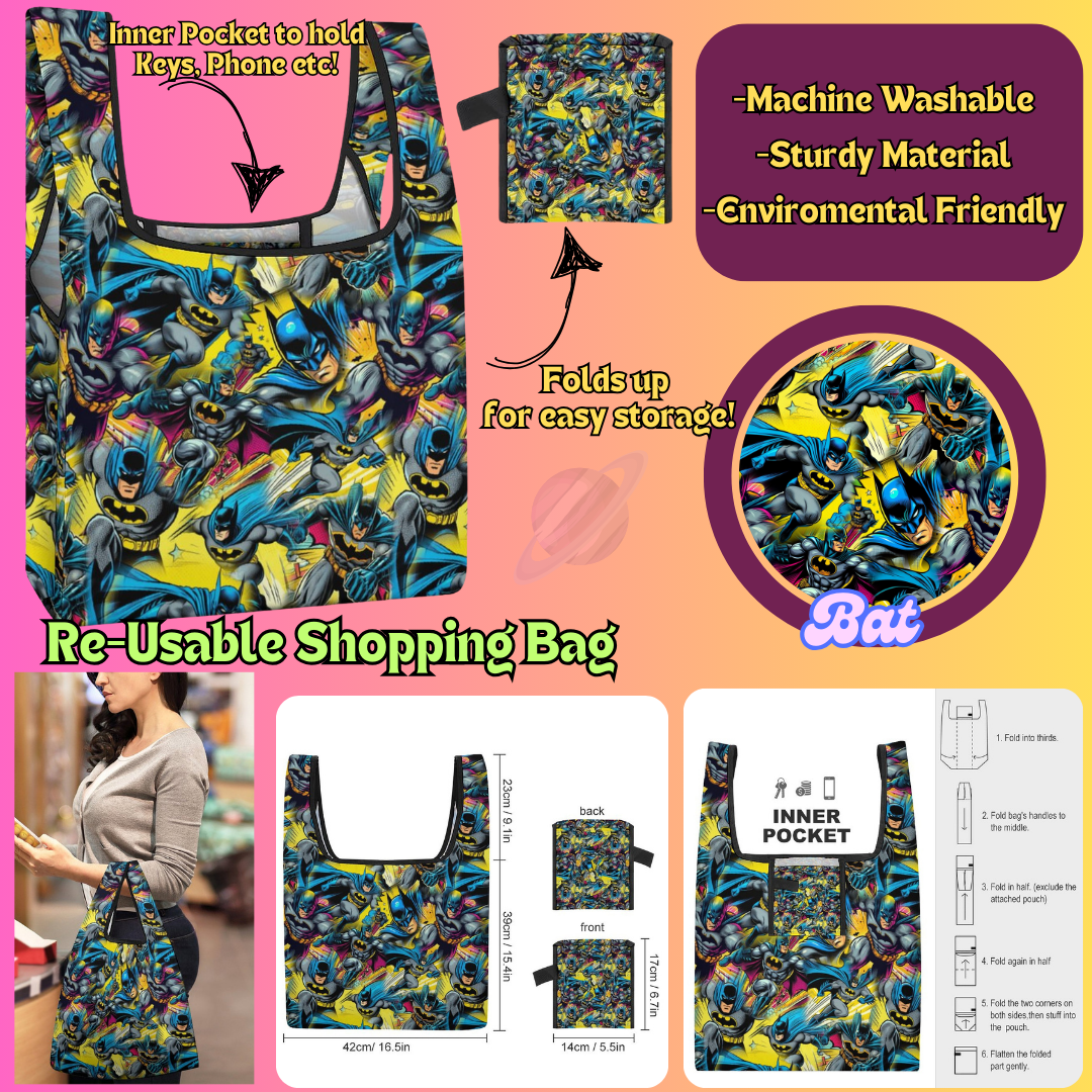 BAT - Re-Usable Shopping Bags PREORDER Closing 1/15