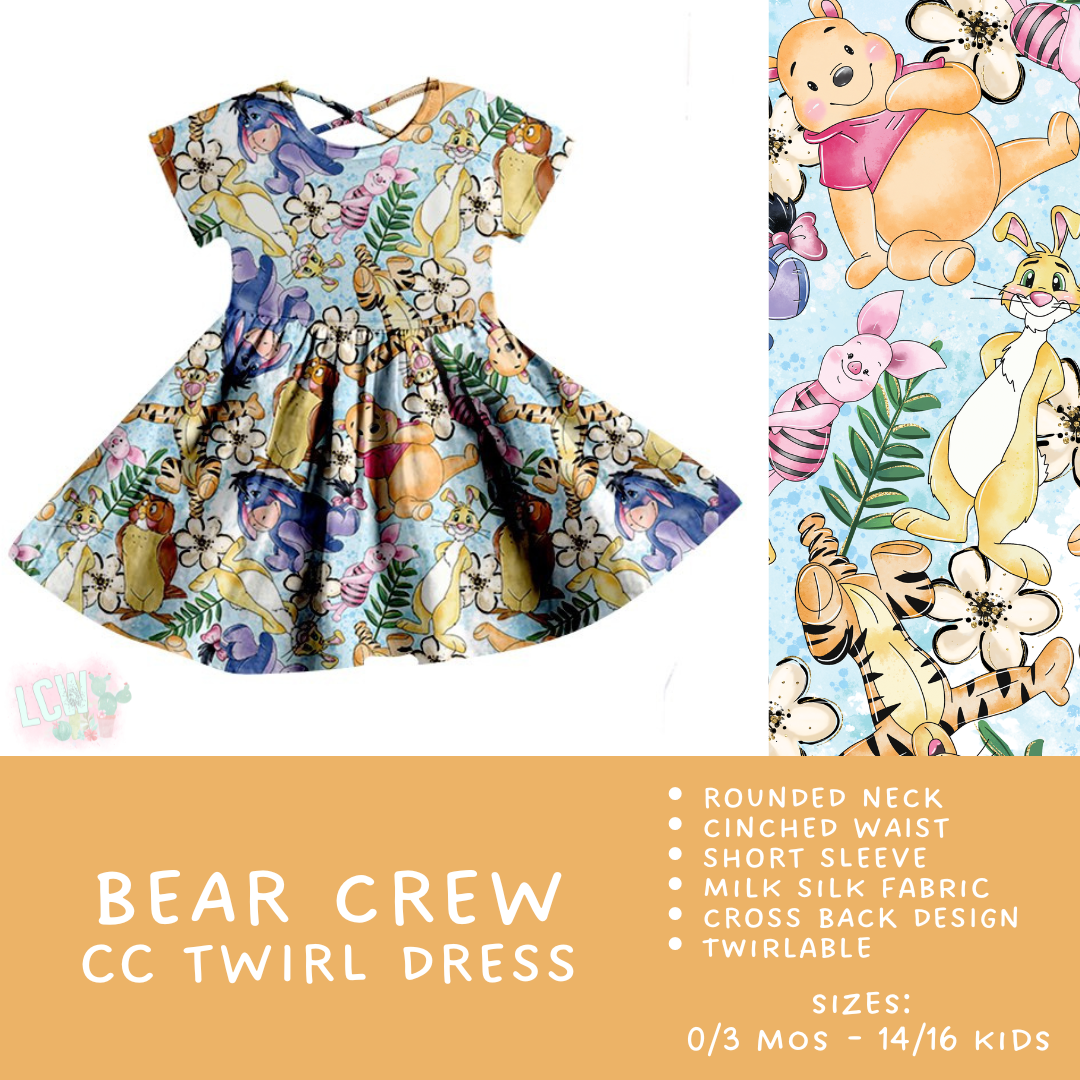 Ready To Ship - Criss Cross Twirl Dresses - Bear Crew Kids Twirl Criss Cross Dress