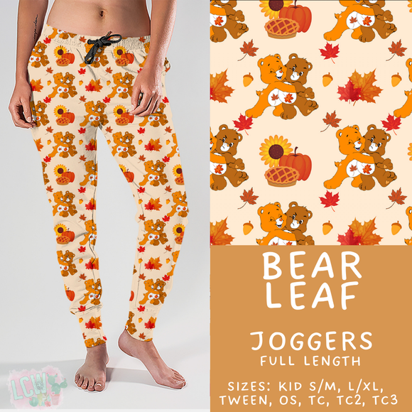 Ready to Ship - Bear Leaf Joggers - TC2