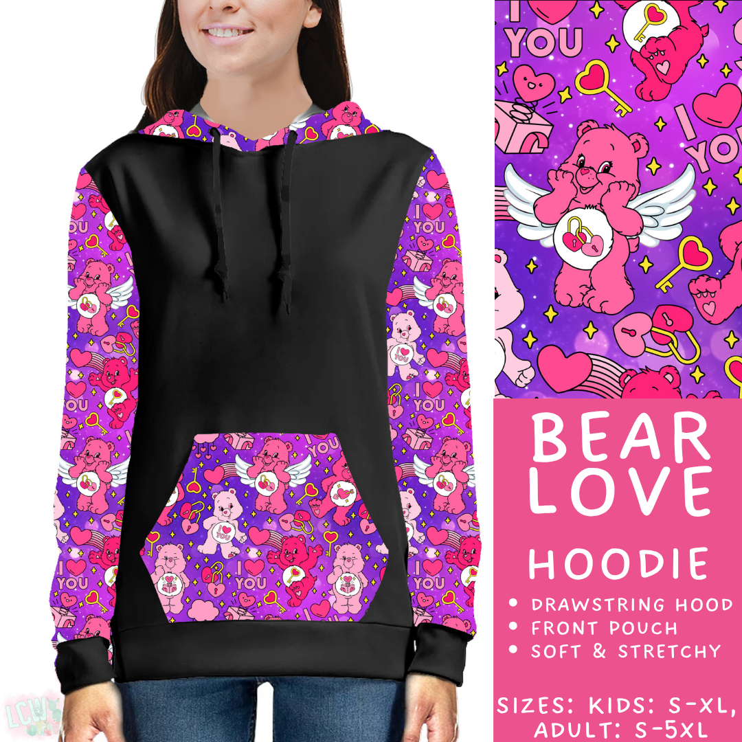 Batch #457 - Magical Character Love Collection - Closes 12/1 - ETA mid Jan - Bear Love Hoodie