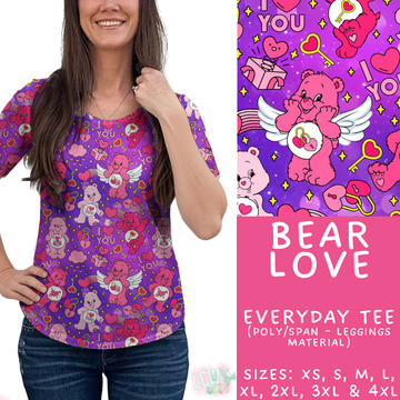 Batch #457 - Magical Character Love Collection - Closes 12/1 - ETA mid Jan - Bear Love Everyday Tee