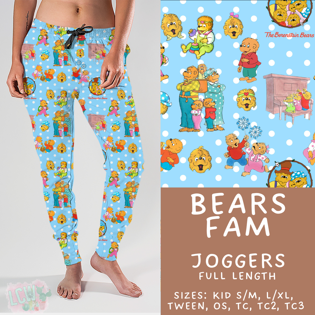 Batch #456 - Storybook Collection 4 - Closes 11/28 - ETA late Jan - Bears Fam Joggers
