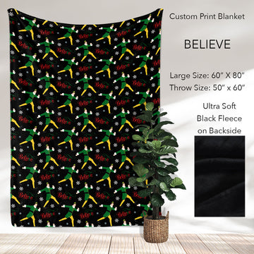 B186 - Pre-Order Believe Fleece Blanket (Closes 10/04. ETA: early Dec)