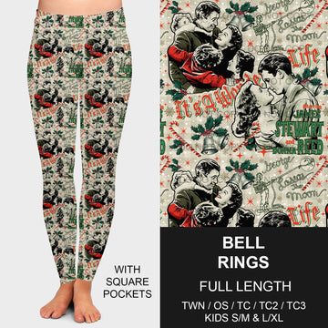 B182 - Preorder Bell Rings Leggings w/ Pockets (Closes 9/29. ETA late Nov.)